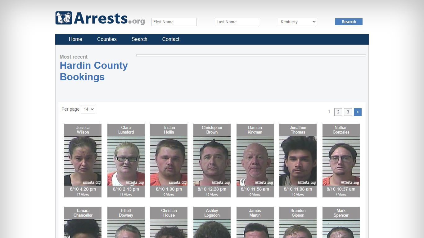 Hardin County Arrests and Inmate Search
